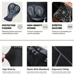 Men's Moisture-Wicking Breathable Cycling Durable Stretch Activewear Tights