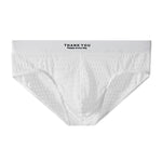 2 Pack Men's Soft & Breathable Icy Silk Quick-Dry Mid-Rise Comfort Cooling Briefs