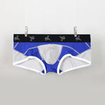 3 Pack Men's Nylon Mesh Breathable U-Pouch Trunks