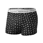 4 Pack Men's Ice Silk Printed Comfy Waistband Stretch Fit Trunks