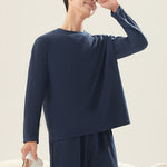 Men's Seamless Comfort Snug-Fit Second-Skin Solid Color Lounge & Sleepwear