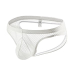 4 Pack Men's Cooling Airflow Solid Color Skin-Friendly Jockstraps