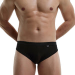 3 Pack Men's Nylon Sexy Low-Rise High-Elastic Briefs