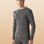 Men's Ultra-Soft Modal Second-Skin Warm-Touch Solid Color Cozy Thermal Sets