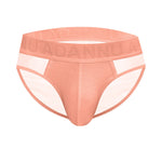 2-pack Men's Sexy Semi-transparent Ribbed Briefs