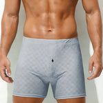 2 Pack Men's Workout Ready Built to Prevent Chafing Ice Silk Boxer Briefs