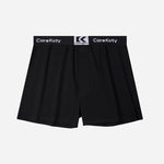 2 Pack Men's Loose-Fit Cotton Comfort Seamless Boxer Shorts