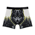2 Pack Men's Bold Prints Seamless Comfort Smooth Touch Boxer Briefs