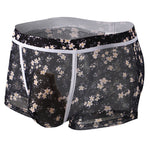 3 Pack Men's Sexy U-Shaped Mesh Breathable Boxer Briefs