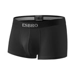 2 Pack Men's Sweat-Wicking Solid U-Pouch Breathable Trunks