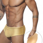 Men's Anti-Odor Sporty Cut Solid Color Swim Briefs