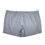 2 Pack Men's Premium Cotton Lightweight & Airy Button Fly Comfy Waistband Trunks