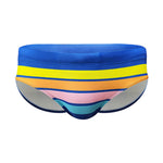 Men's Sexy Color Striped Swim Briefs