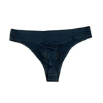 4-pack Men's Sexy Solid Color Letter Seamless Thong