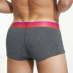 Men's Spliced Waistband U-Pouch Trunks