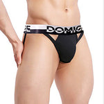 3 Pack Men's Skin-Friendly Lightweight & Airy Large Pouch Chafe-Free Jockstrap