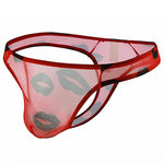 3 Pack Sexy Print Low-rise Thongs for Men