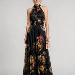 Grace | Floral Halter Midi Dress