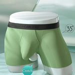 Men's Cooling Separate Pouch Boxer Briefs Dual Pouch Underwear