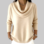 Yael | Soft Cowl Neck Sweater