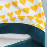 2 Pack Men's Low Rise Sexy Heart U-Shaped Pouch Boxer Briefs