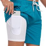 Men's Breathable Inner Pocket All-Day Freshness Board Shorts