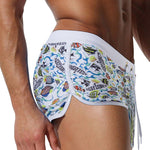 Men's Bold Prints Quick-Dry Pocket Swim Shorts & Trunks