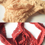 Men's Low-Rise U Convex Pouch Mesh Breathable Thongs