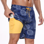Men's Moisture-Wicking Cooling Airflow Fashion Vacation Board Shorts