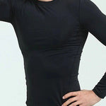 Mens Super Elastic Sport Gym Quick-drying Tops