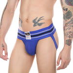 2 Pack Men's Supportive Fit Comfy Waistband Anti-Chafing Stretch Jockstrap