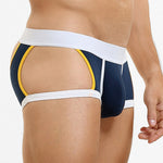2 Pack Men's Soft Cotton Three-Hole Trunks