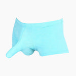 7 Pack Men's Solid Color Supportive Separated Pouch Seamless Comfort Trunks