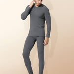 Men's Snug-Fit Soft-Touch Second-Skin Sleep-Ready Warm-Touch Thermal Sets