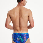 Vibrant Quick-Dry Swim Briefs for Men