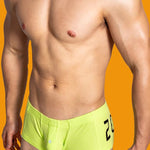 2-pack Men's Solid Color Comfortable Button-down Trunks