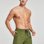 Men's Solid Breathable Beach Shorts Boxer