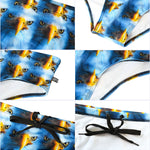 Men's Low-Rise Stylish Print Swim Briefs