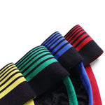 Men's Color Fabric Elastic Waistband Bikini