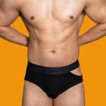 2 Pack Men's Low-Rise Sexy Side-Opening Briefs