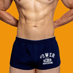 2-pack Men's DM Printed Lettering Low Waist Sexy Cotton Boxer Shorts