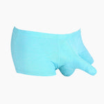 7 Pack Men's Solid Color Supportive Separated Pouch Seamless Comfort Trunks