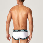 2 Pack Men's Supportive Pouch Low-Rise Trunks
