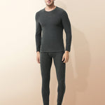 Men's Snug-Fit Soft-Touch Second-Skin Sleep-Ready Warm-Touch Thermal Sets