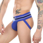 2 Pack Men's Supportive Fit Comfy Waistband Anti-Chafing Stretch Jockstrap