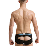 2 Pack Men's Supportive Pouch Breathable Comfort Quick-Dry Stretch Trunks
