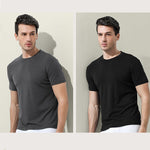 Men's Double-Faced Modal Crewneck Base Layer Casual Ultra-Soft Tagless T-Shirt