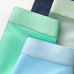 3 Pack Men's Ultra-thin Ice Silk Seamless Solid Trunks