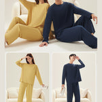 Men's Seamless Comfort Snug-Fit Second-Skin Solid Color Lounge & Sleepwear