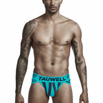 Low-rise Letter Men's Pouch Briefs